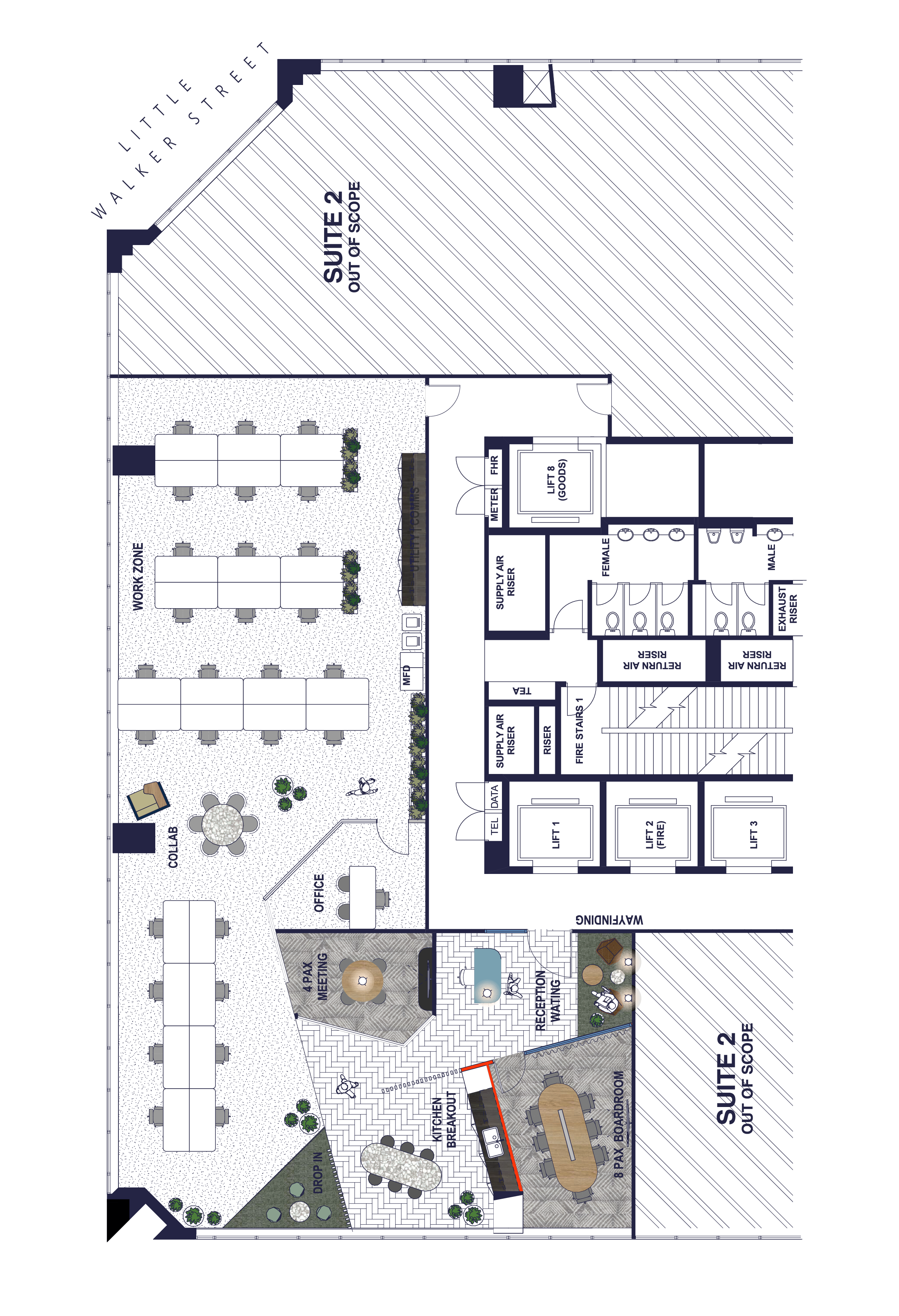141 Walker Level 4.1 Floorplan