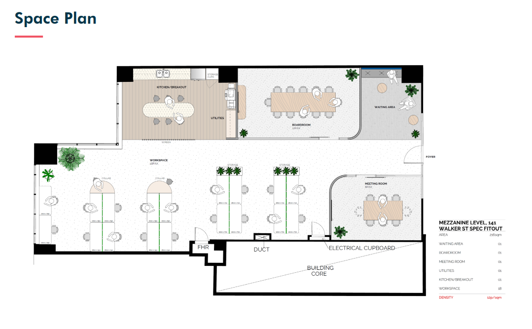 141 Walker Mezzanine Floorplan